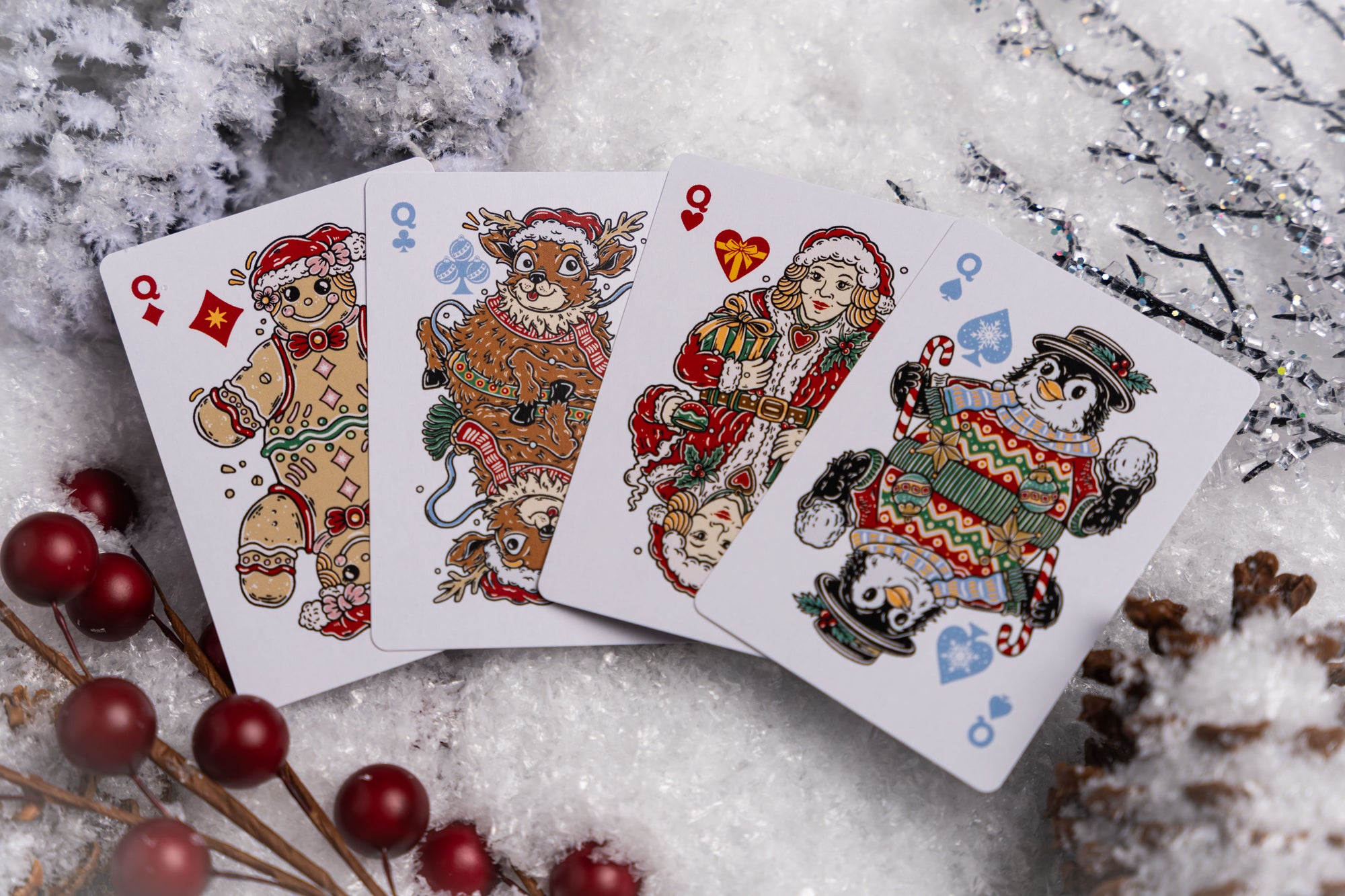 Good Pals Christmas Playing Cards - Snowman Edition
