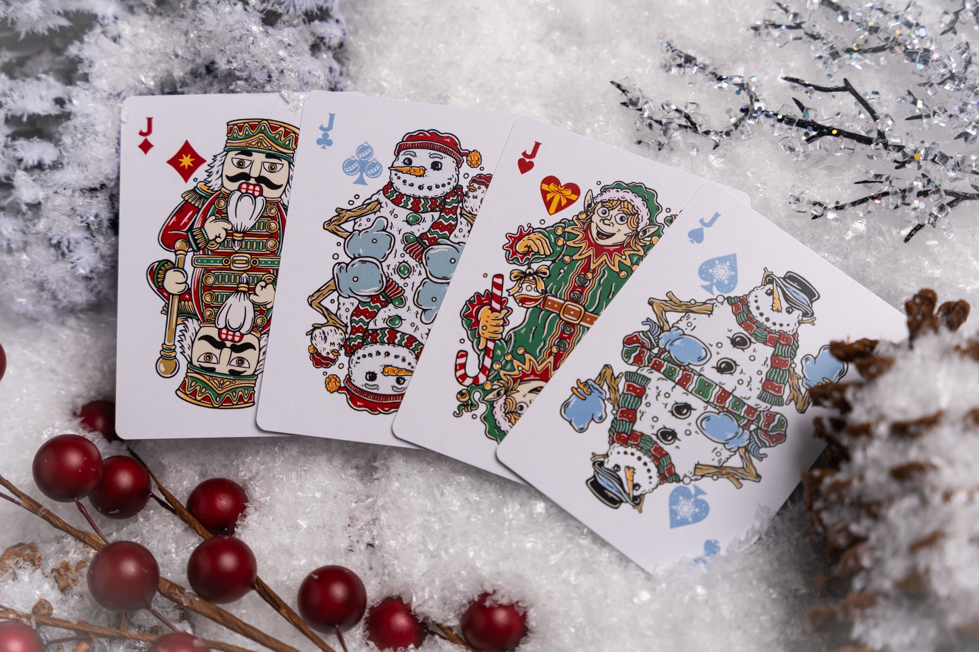 Good Pals Christmas Playing Cards - Snowman Edition