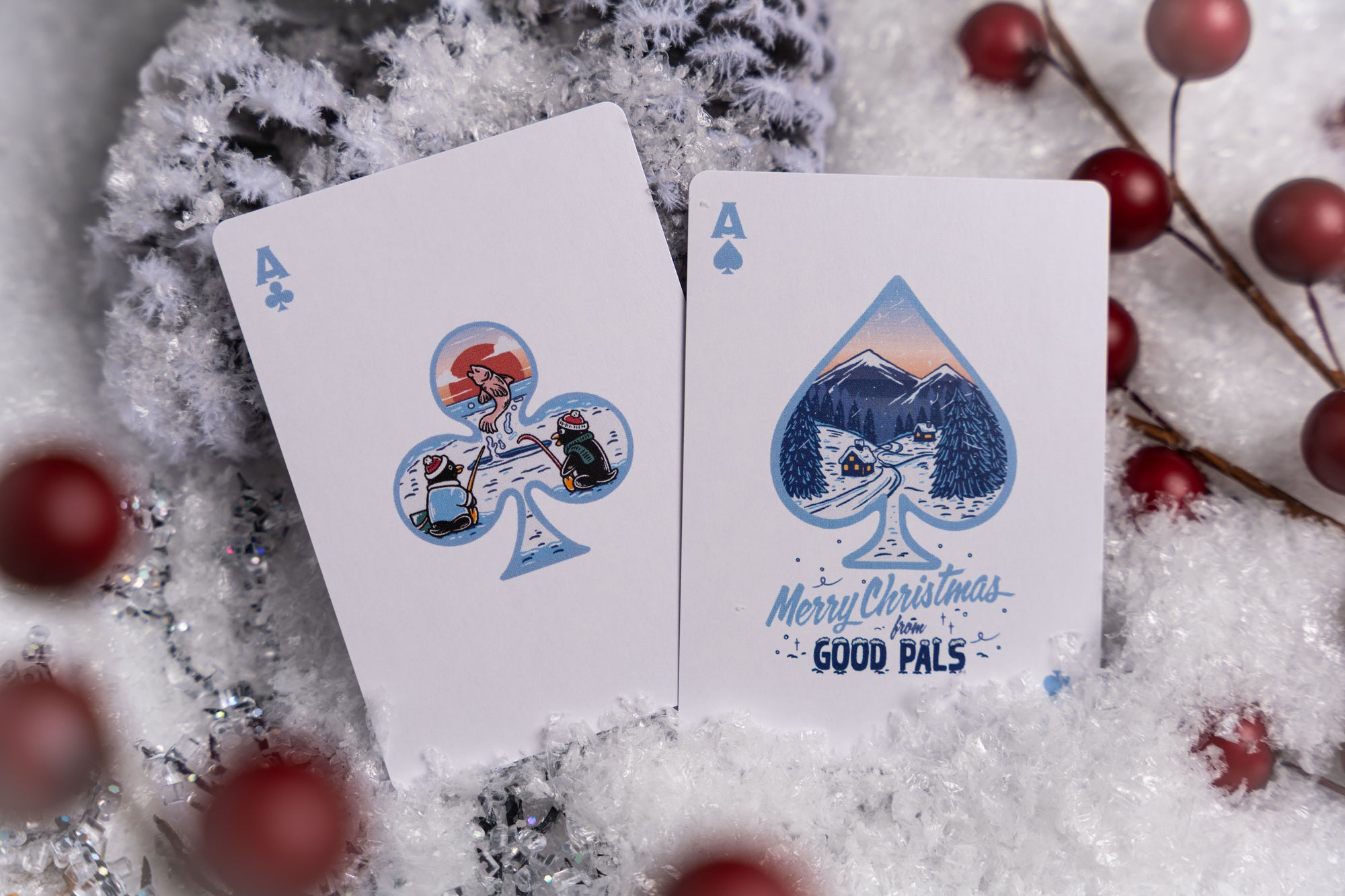 Good Pals Christmas Playing Cards - Snowman Edition