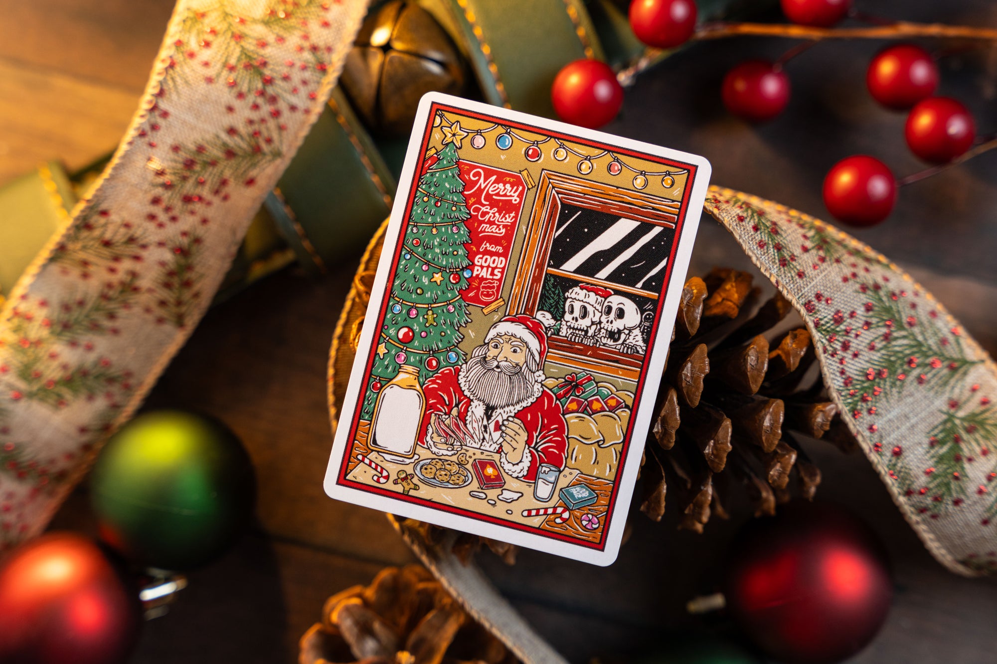 Good Pals Christmas Playing Cards - Santa Edition 