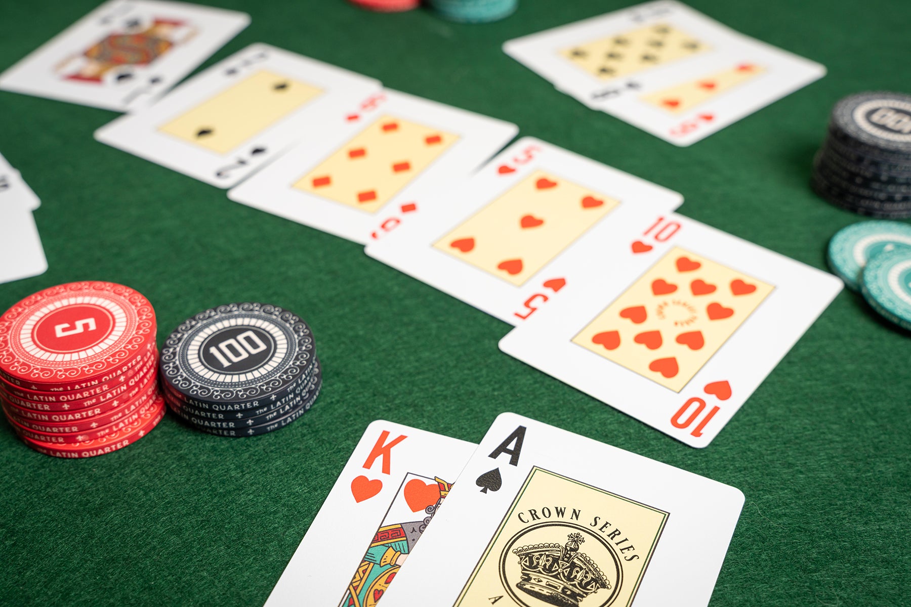 Crown Series Poker PVC 2 Deck Set - A.Haines Playing Cards