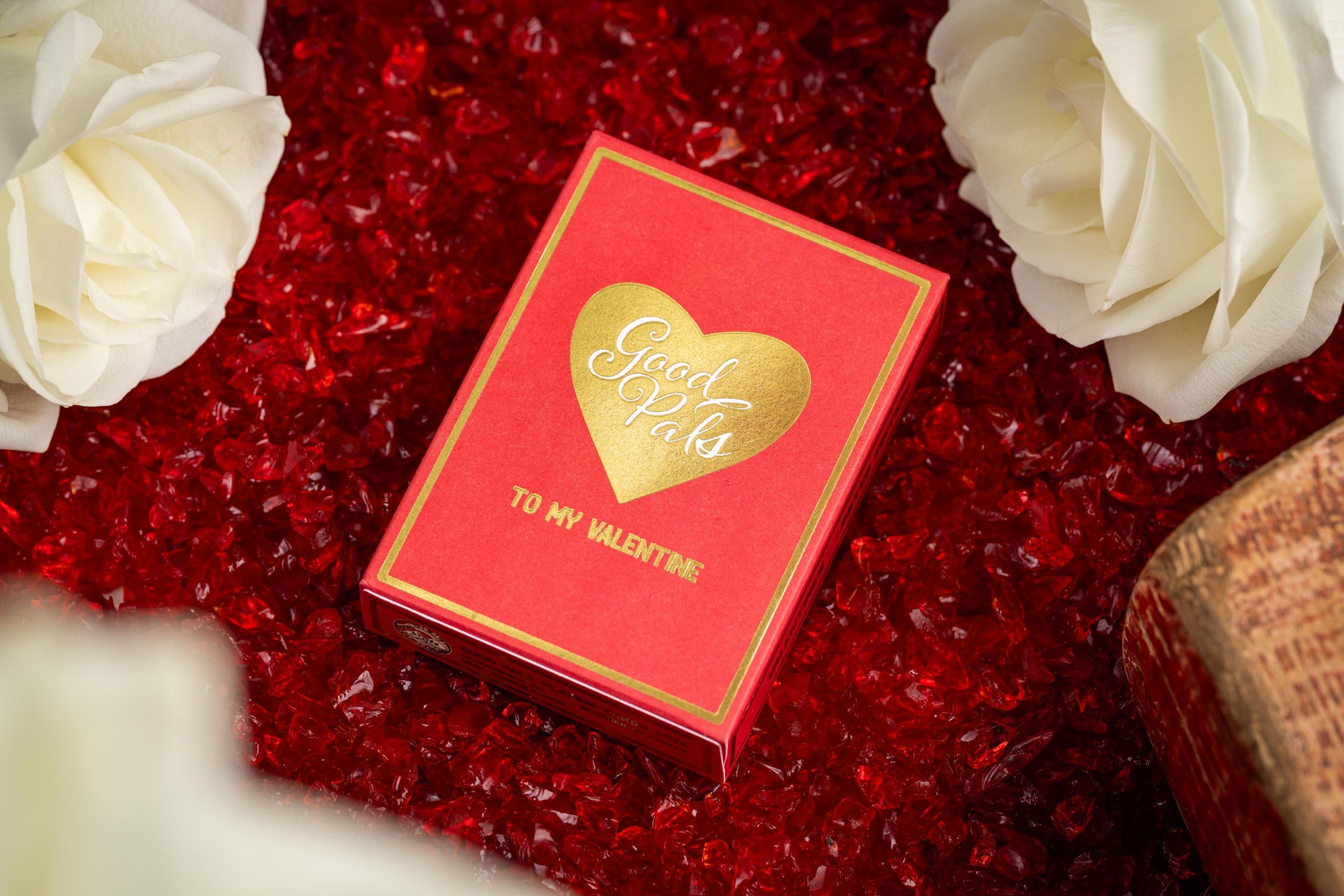Good Pals Valentine's Playing Cards - Red & Gold Limited Edition