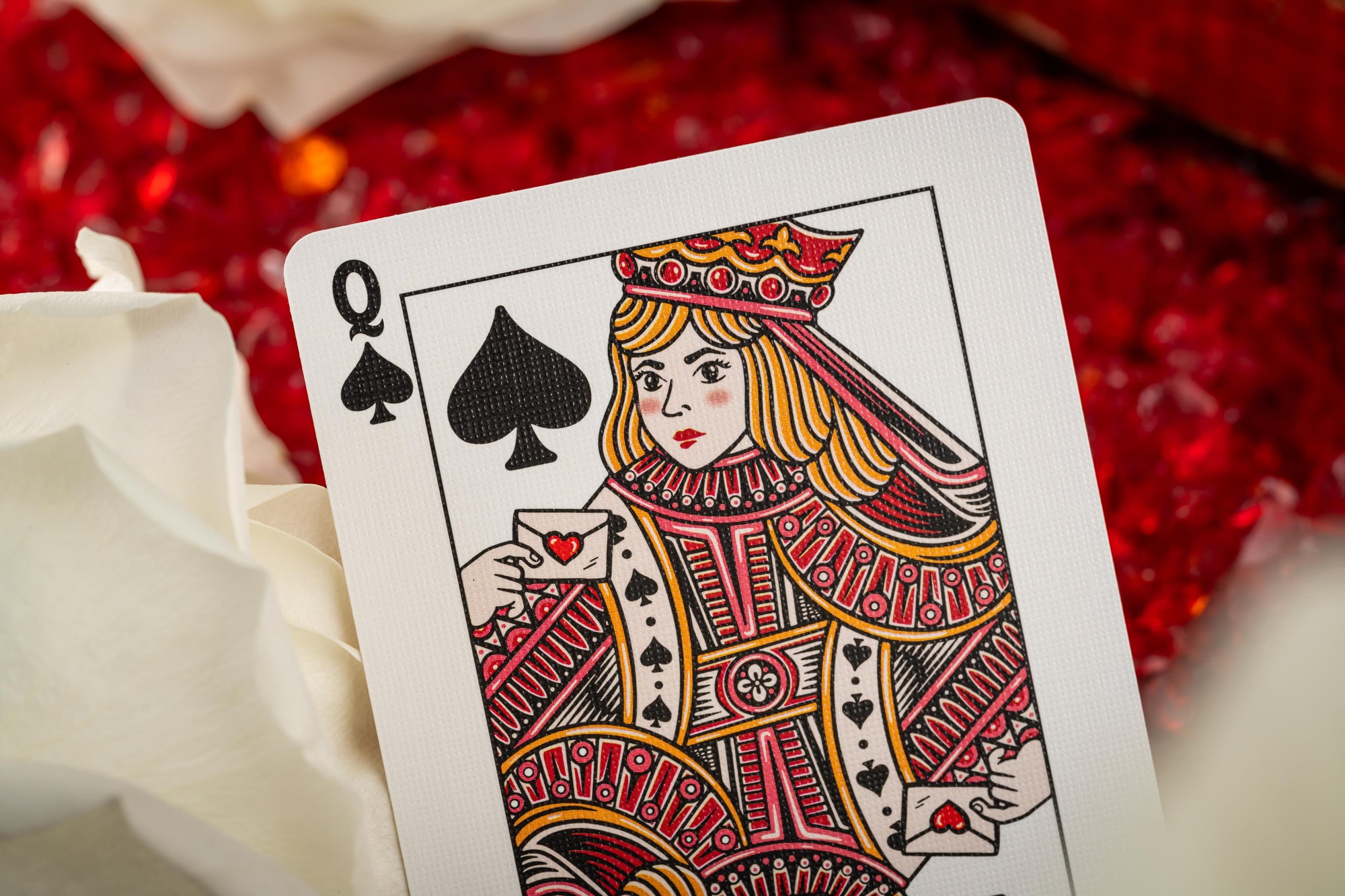 Good Pals Valentine's Playing Cards - Red &amp; Gold Limited Edition