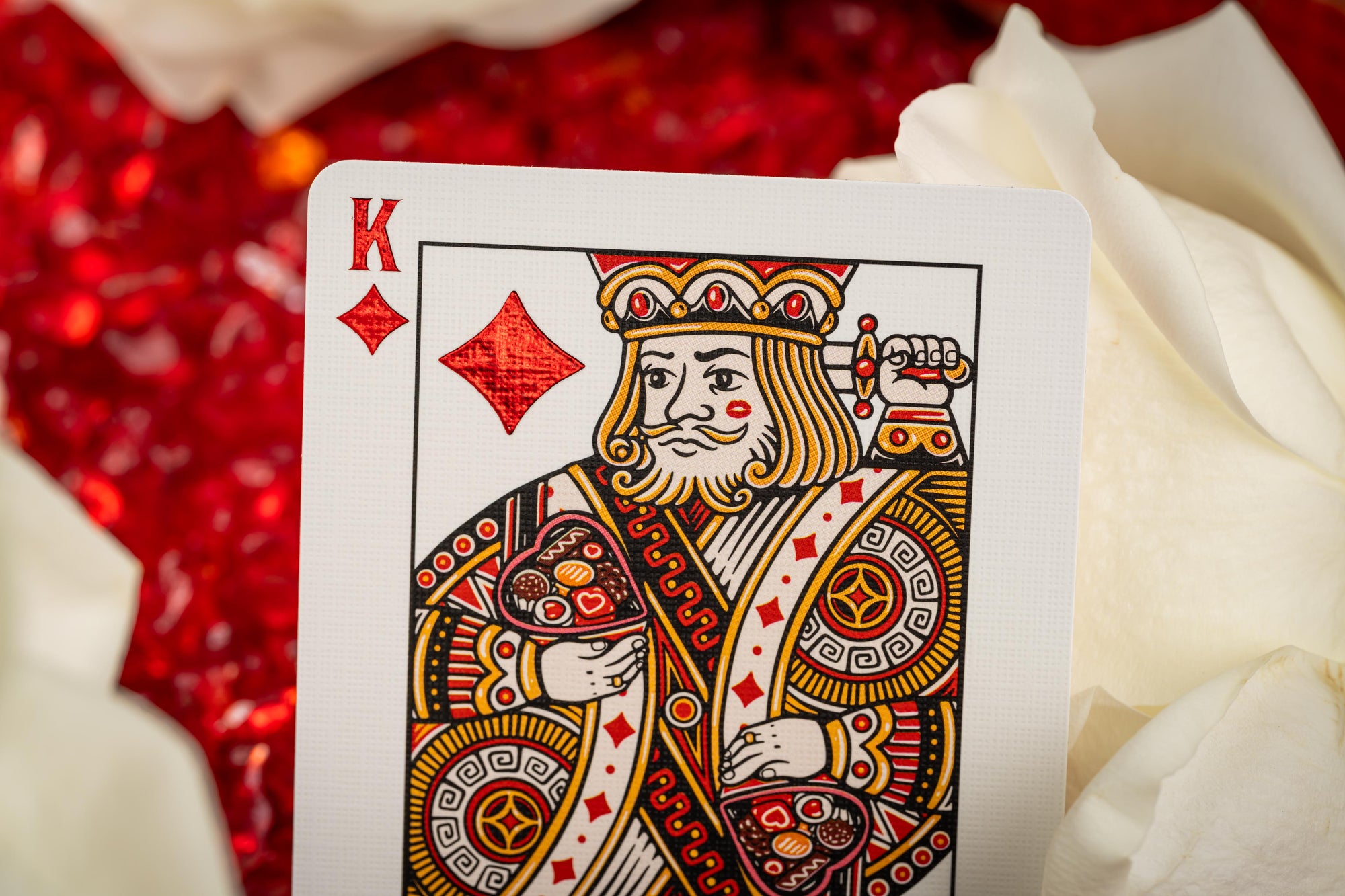 Good Pals Valentine's Playing Cards - Red &amp; Gold Limited Edition
