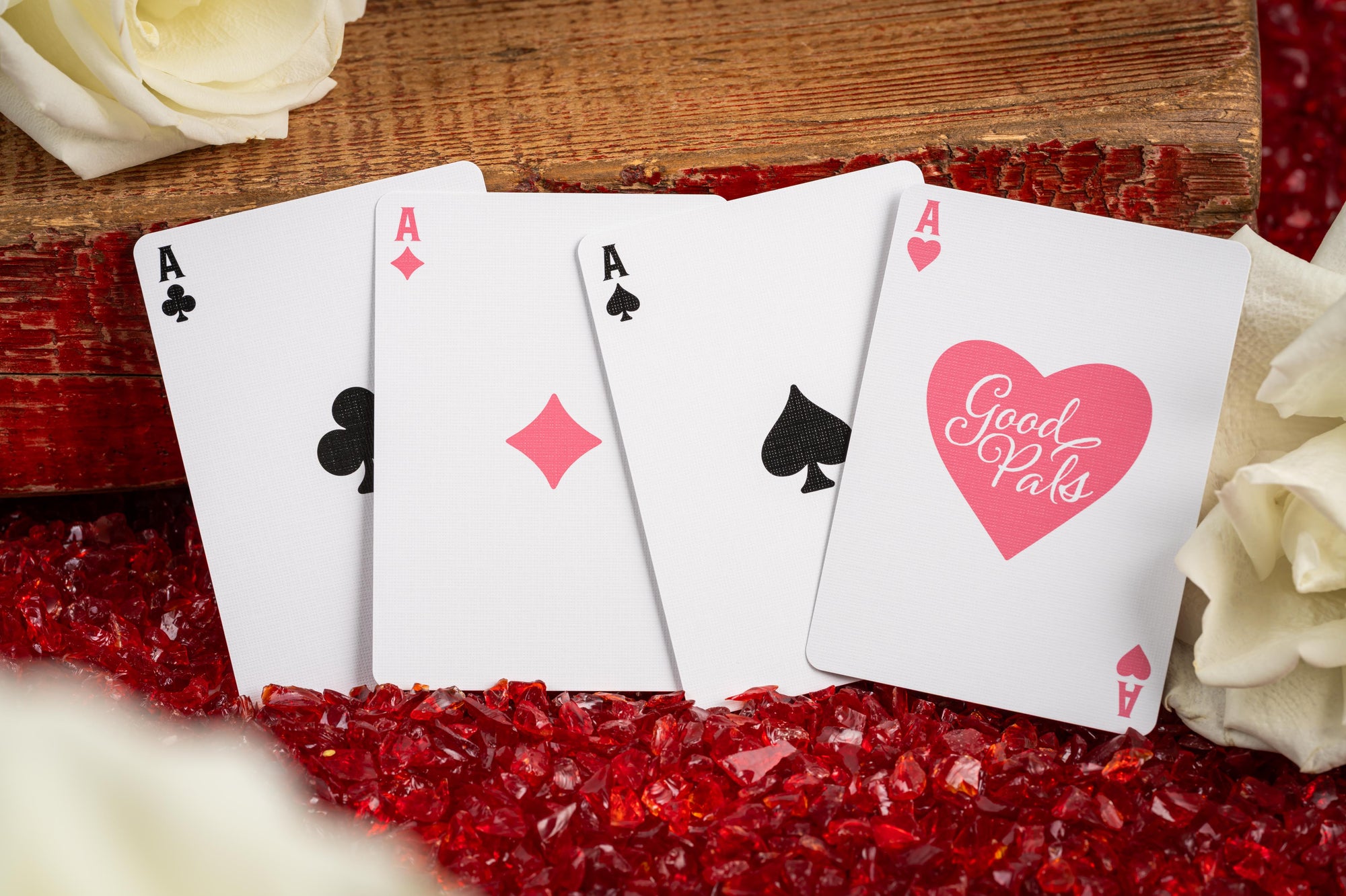 Good Pals Valentine's Playing Cards - Pink Edition