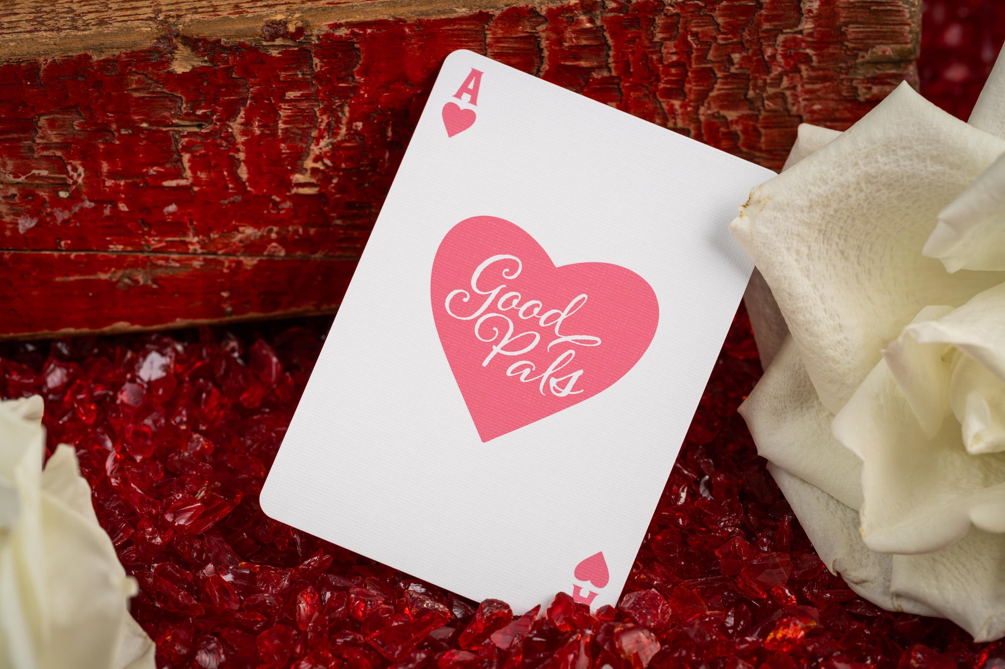 Good Pals Valentine's Playing Cards - Pink Edition