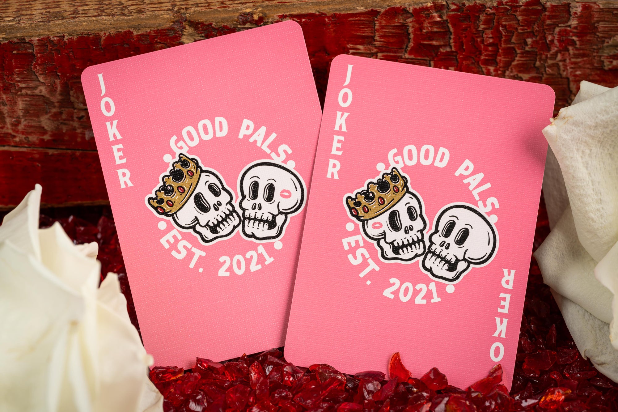 Good Pals Valentine's Playing Cards - Pink Edition