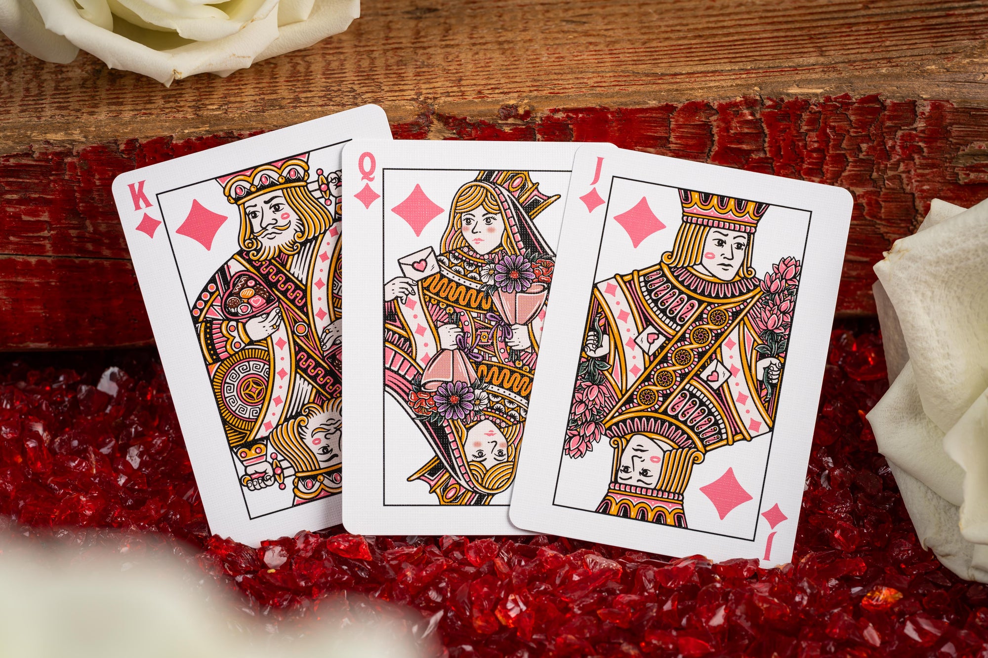 Good Pals Valentine's Playing Cards - Pink Edition