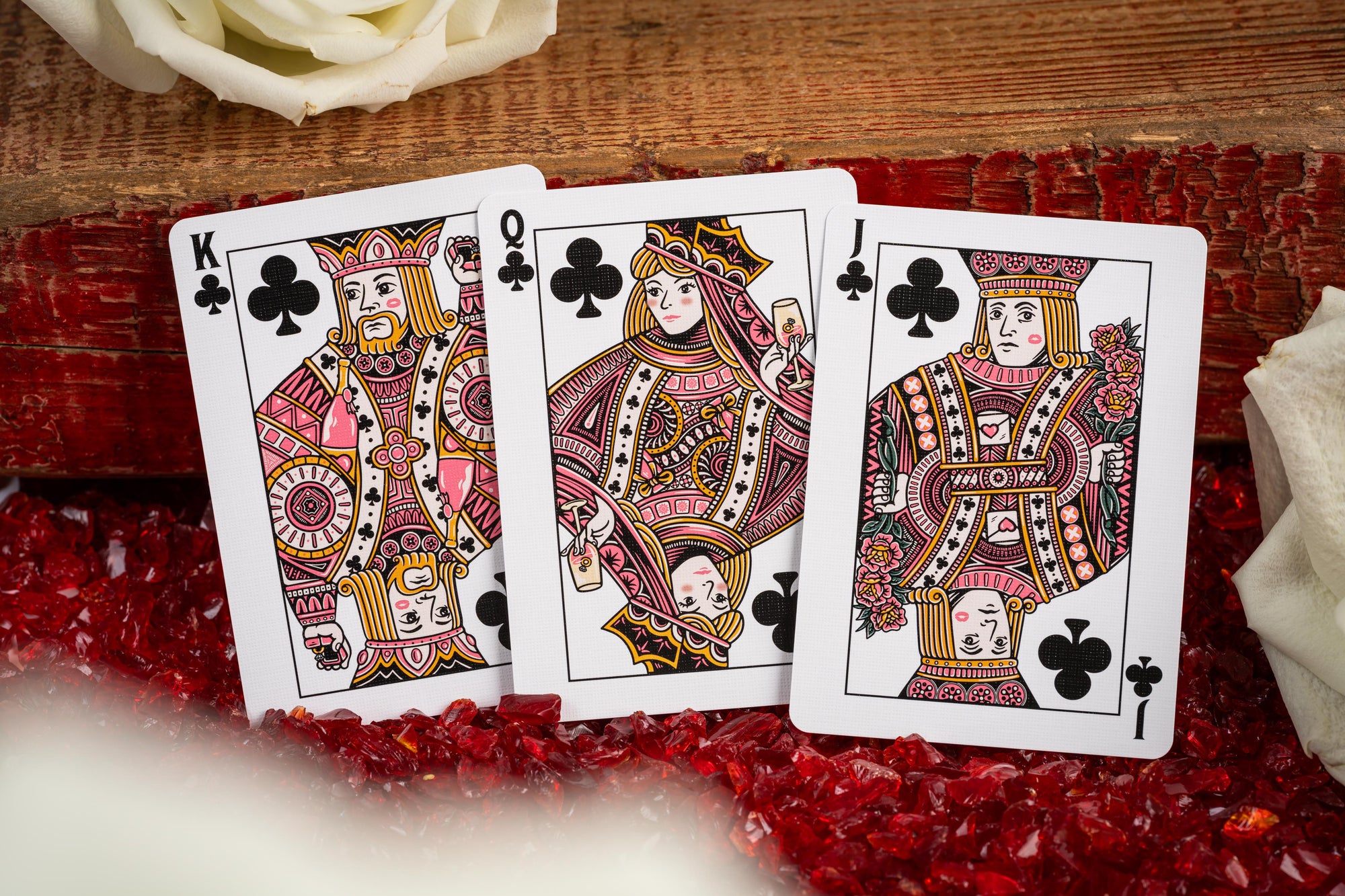 Good Pals Valentine's Playing Cards - Pink Edition