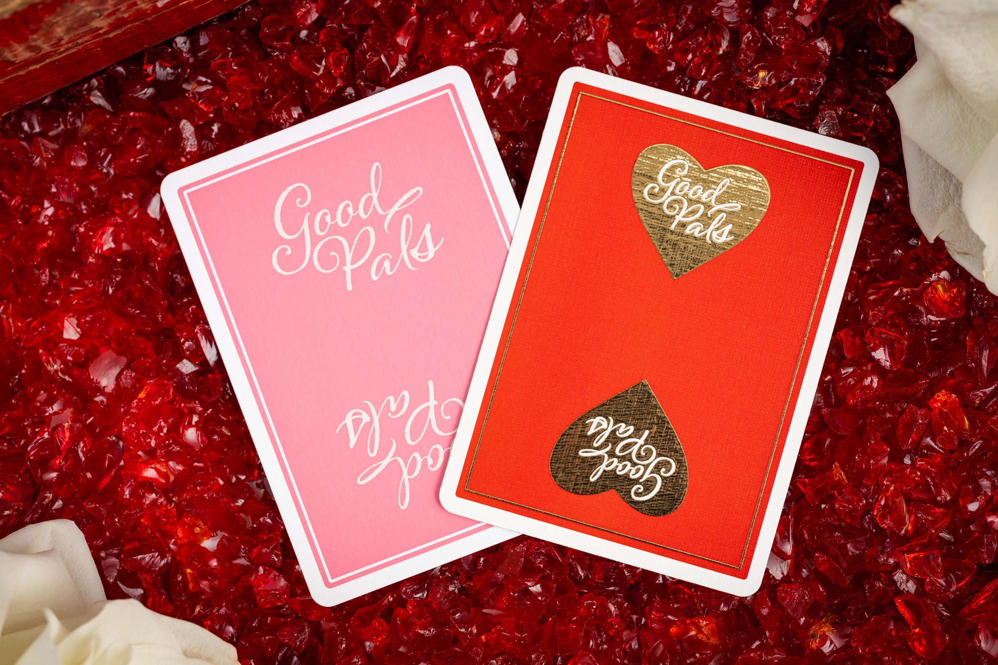 Good Pals Valentine's Playing Cards - Pink Edition