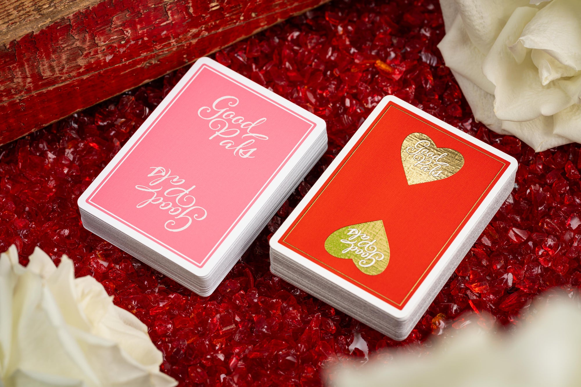 Good Pals Valentine's Playing Cards - Pink Edition