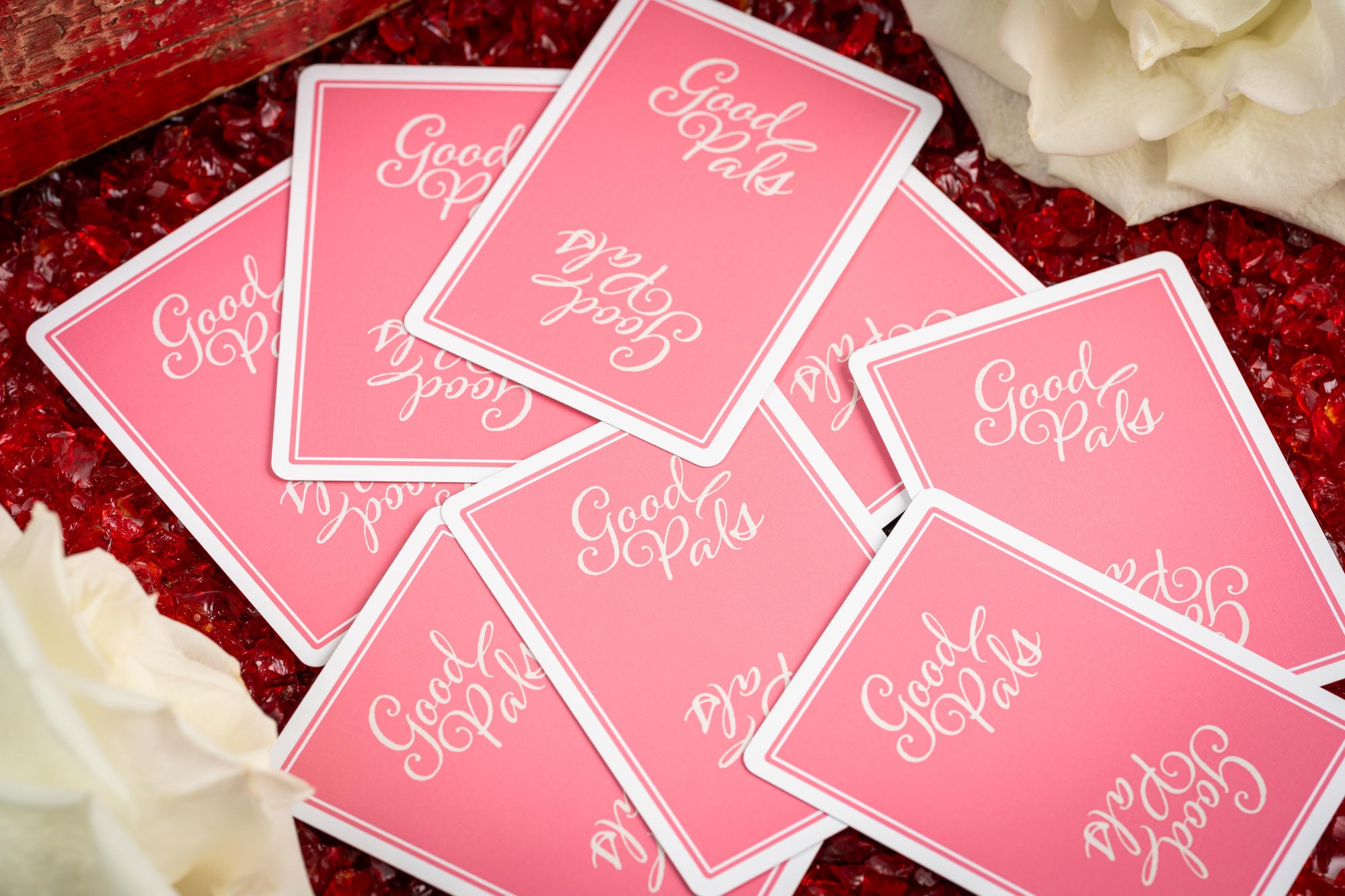 Good Pals Valentine's Playing Cards - Pink Edition
