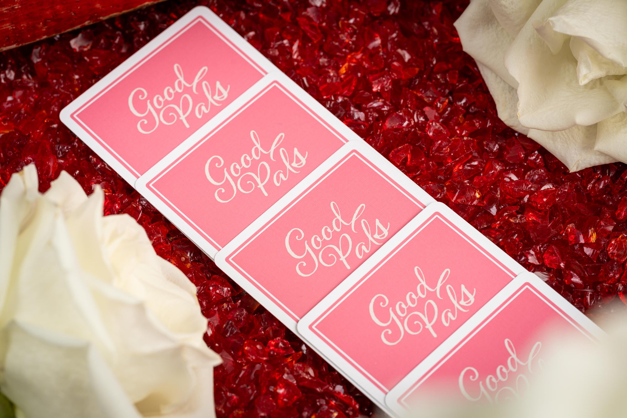 Good Pals Valentine's Playing Cards - Pink Edition