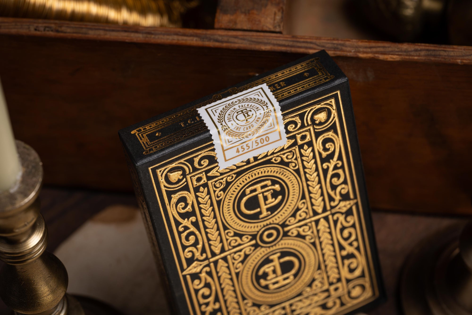 TCI Clubhouse Playing Cards (Black & Gold) - The Card Inn