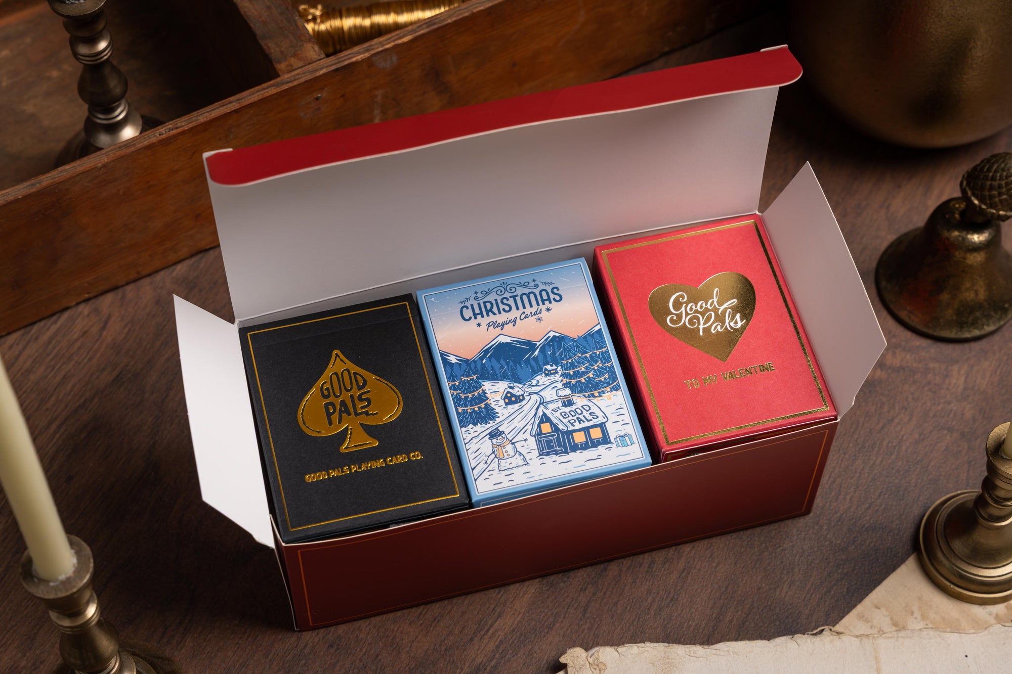 Good Pals Playing Cards - 12 Deck Storage Box 