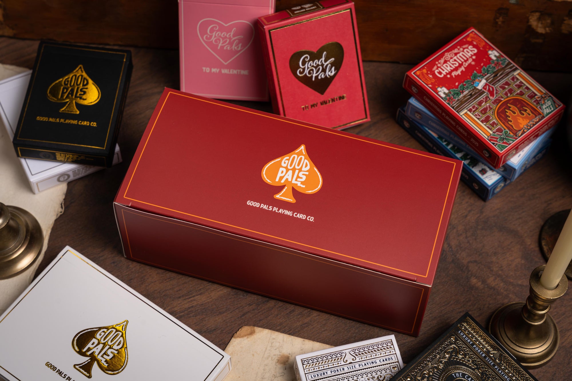 Good Pals Playing Cards - 12 Deck Storage Box 