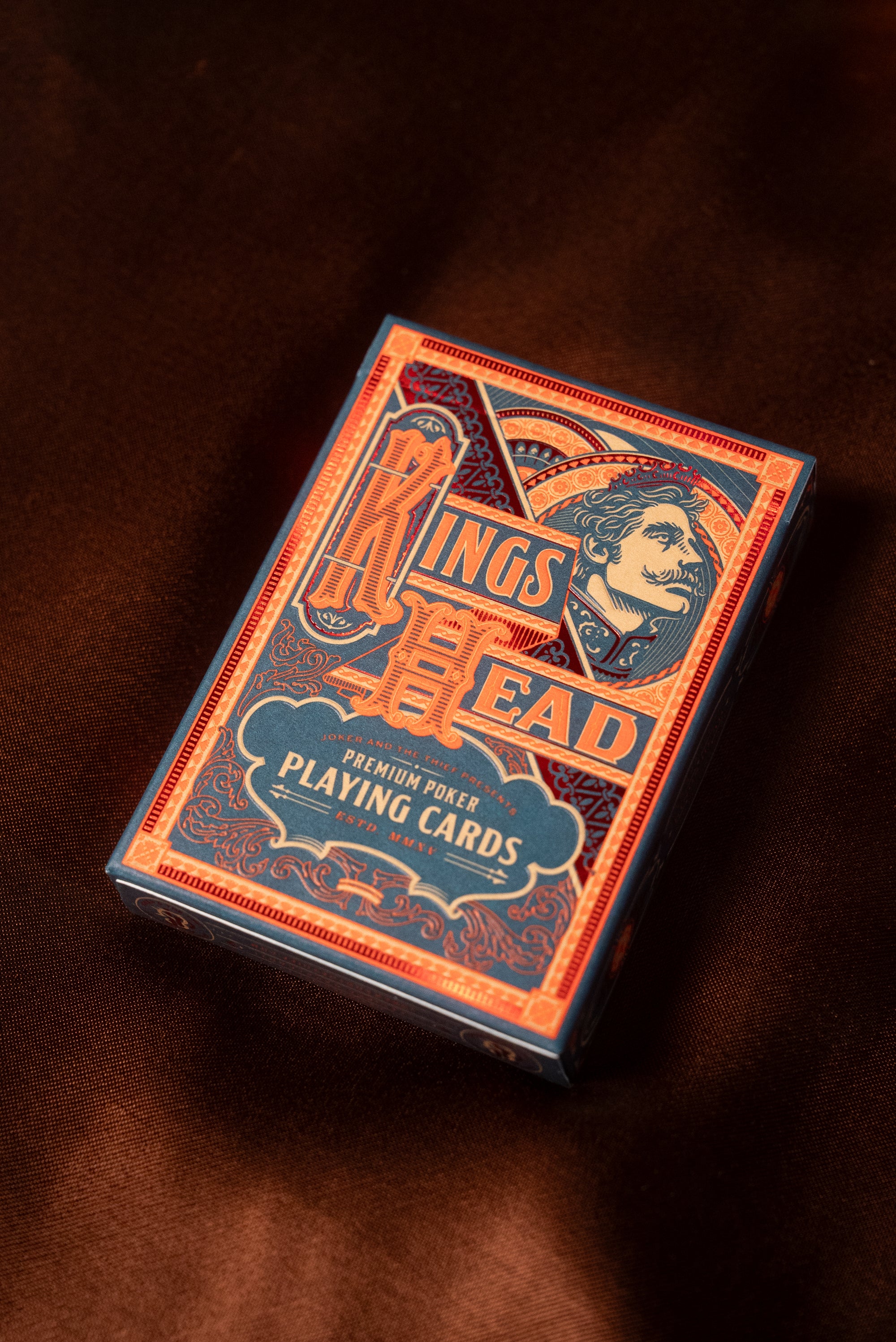 Kings Head Playing Cards (Red & Blue) - Joker & The Thief