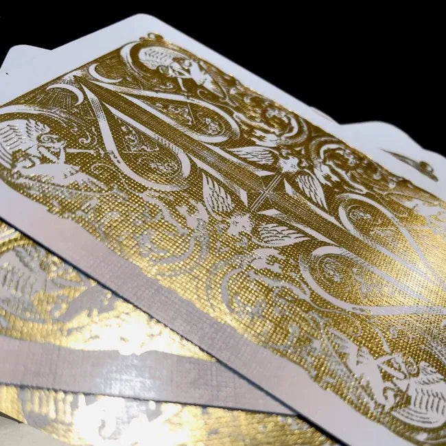 Gold Split Spades Playing Cards - David Blaine