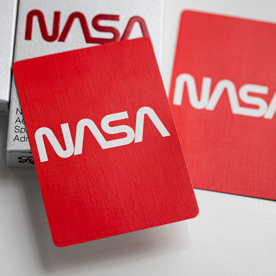 NASA Worm Playing Cards HOLOGRAPHIC Tuck Box (Limited Edition of 150) - Ace Fulton