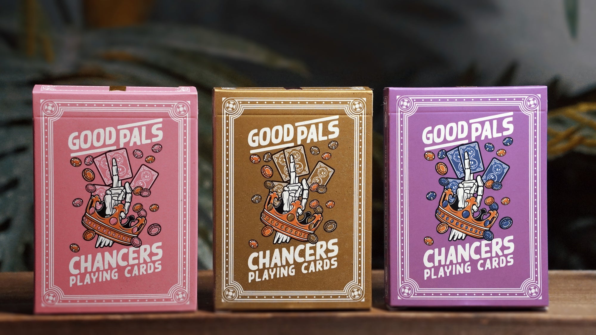 Chancers V4 Magneta Playing Cards - Good Pals