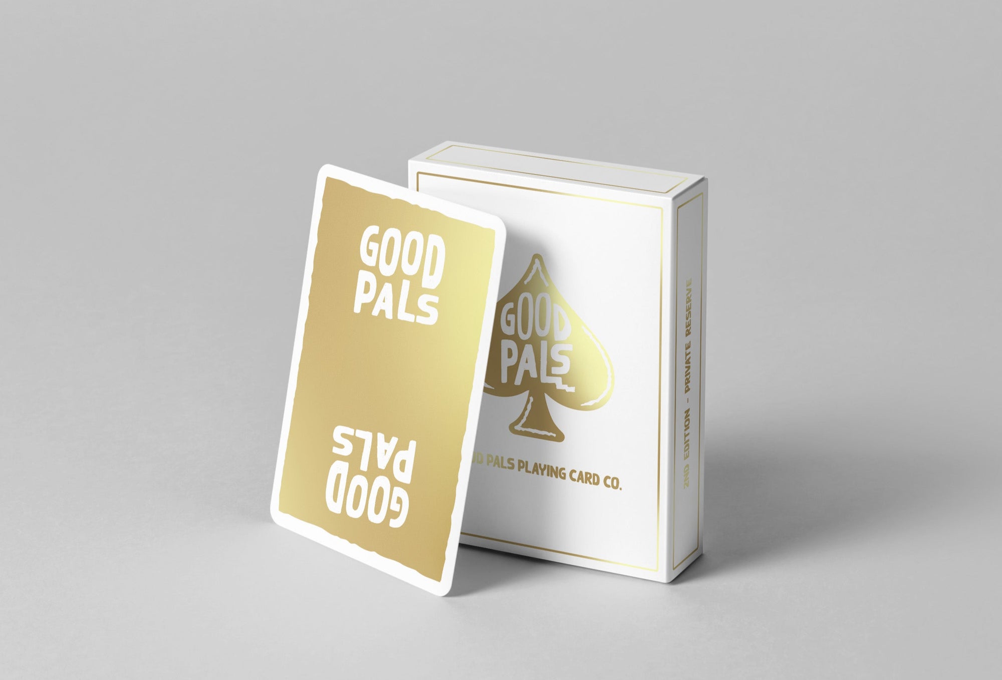 Good Pals Logo Playing Cards - Gold Foiled Private Reserve