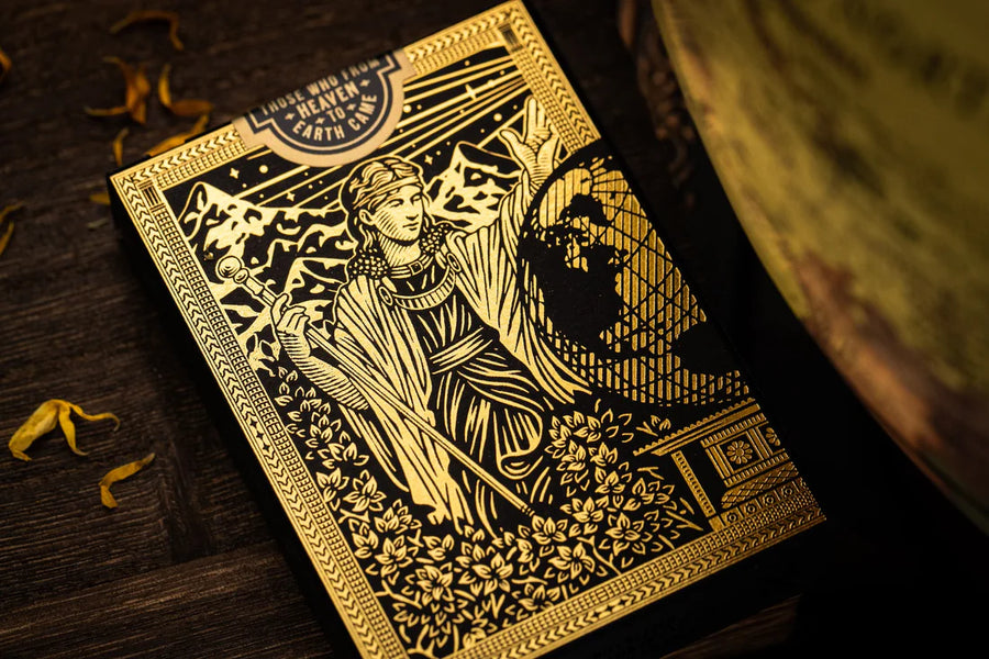 The Great Creator (Gold Edition) Playing Cards - Riffle Shuffle