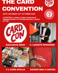 The Card Convention TICKET (2026) - UK Playing Card Event for Magicians, Cardists, Collectors