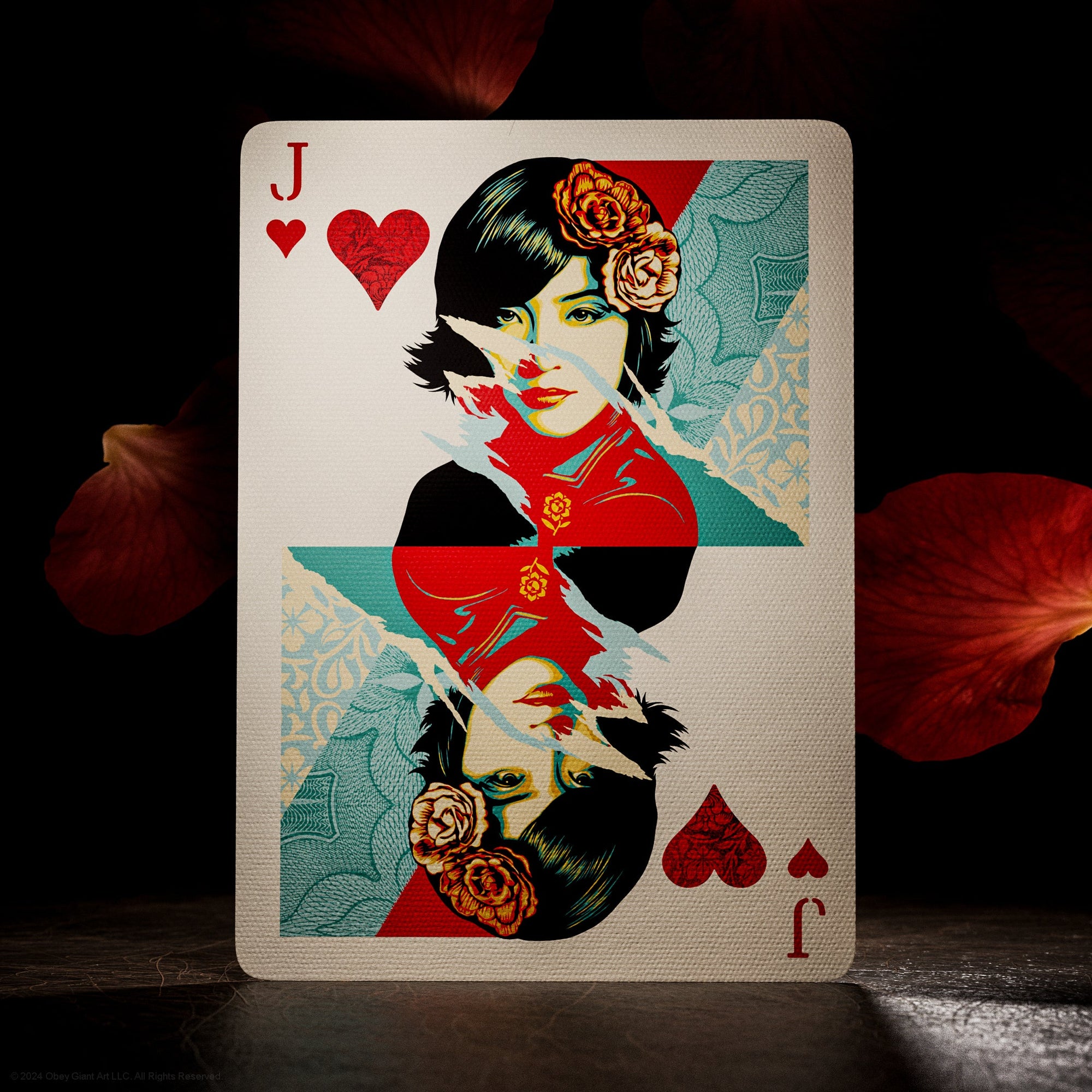 OBEY Playing Cards (Red) - Theory 11