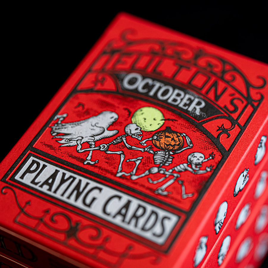Fulton's October Red Playing Cards 
