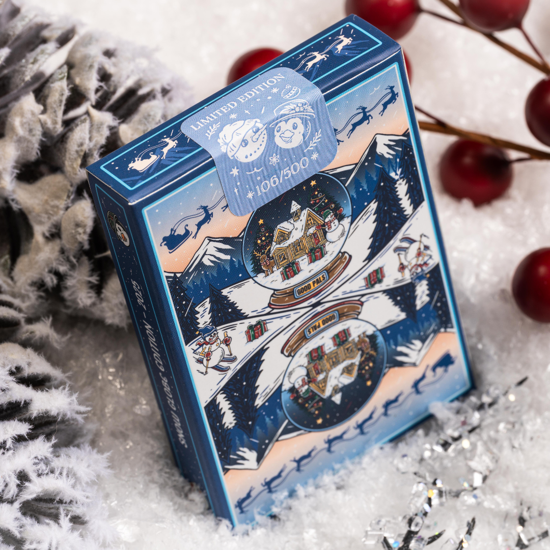 Good Pals Christmas Playing Cards - Snow Globe Limited Edition