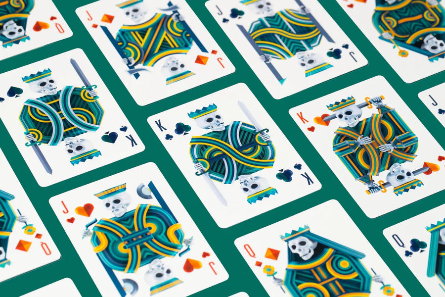 Play Dead V2 Playing Cards - Riffle Shuffle