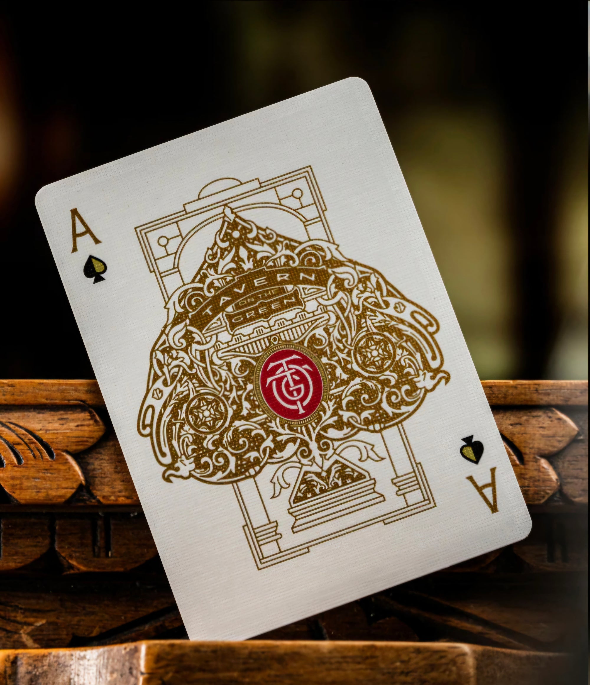 Tavern on the Green (Red Edition) Playing Cards - Theory 11