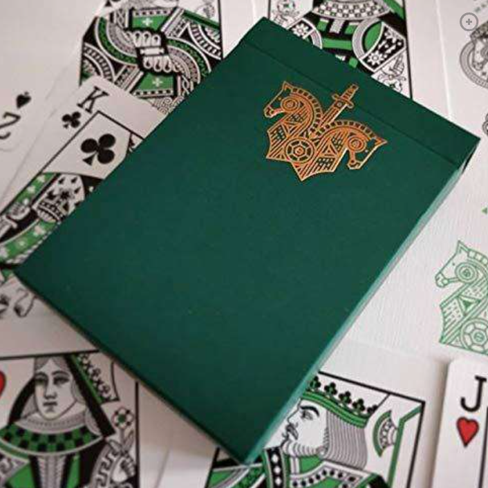 Green Knights Playing Cards