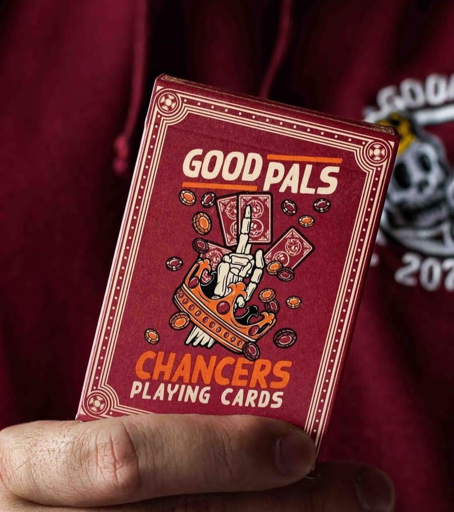 Chancers Playing Cards V2 (Burgandy) - Good Pals