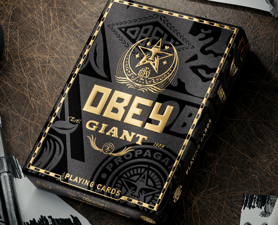 OBEY Playing Cards (Gold) - Theory 11