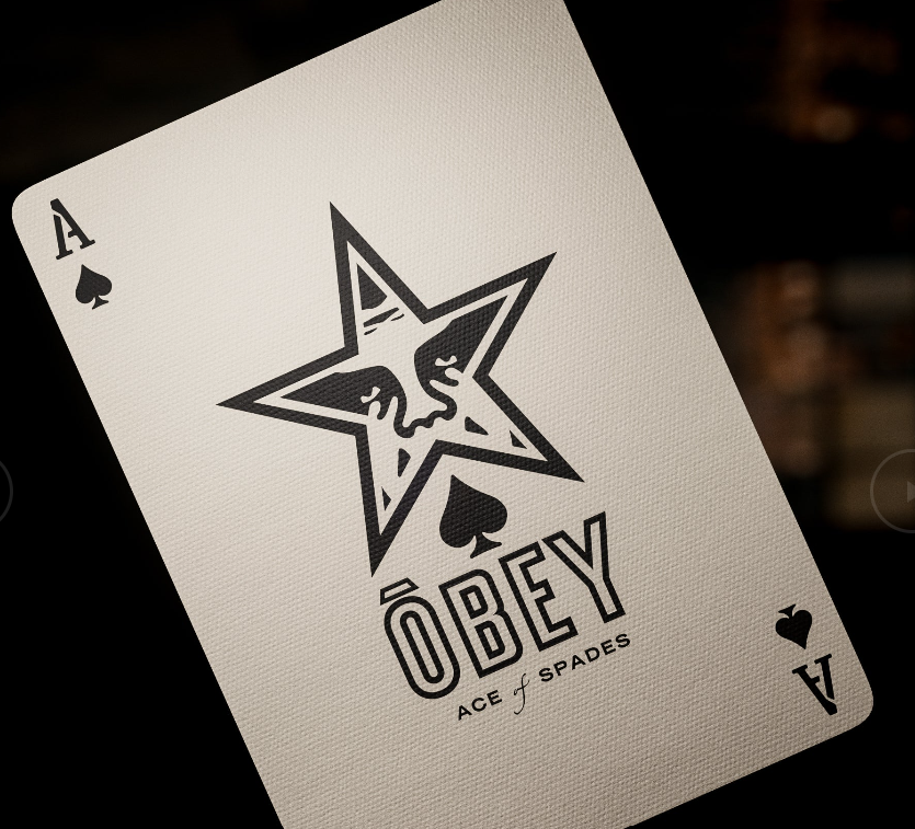 OBEY Playing Cards (Gold) - Theory 11