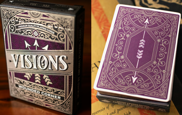 GILDED (Purple) Visions Playing Cards