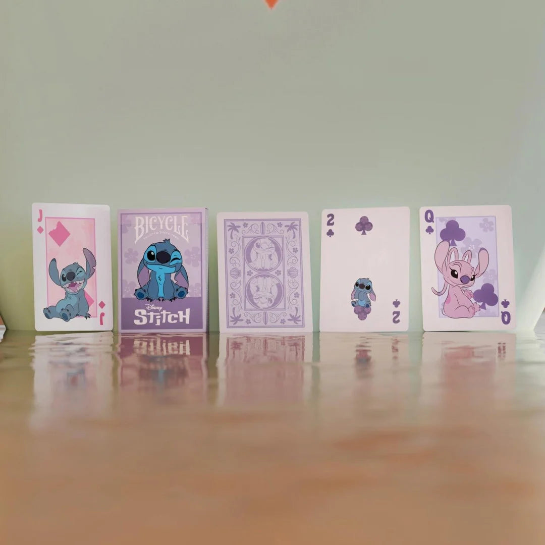 Bicycle Disney Stitch Playing Cards (Purple)
