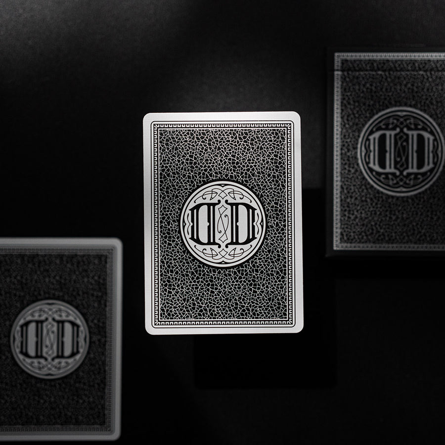 Smoke & Mirrors 15th Anniversary Playing Cards - Black / White