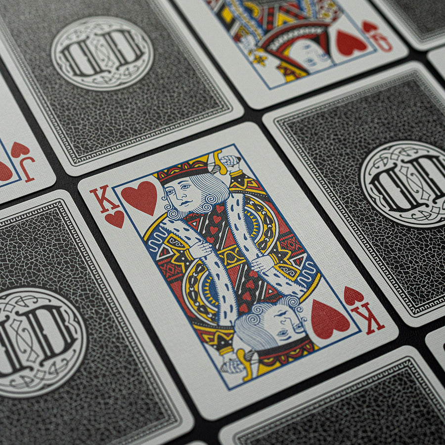 Smoke &amp; Mirrors 15th Anniversary Playing Cards - Black / White