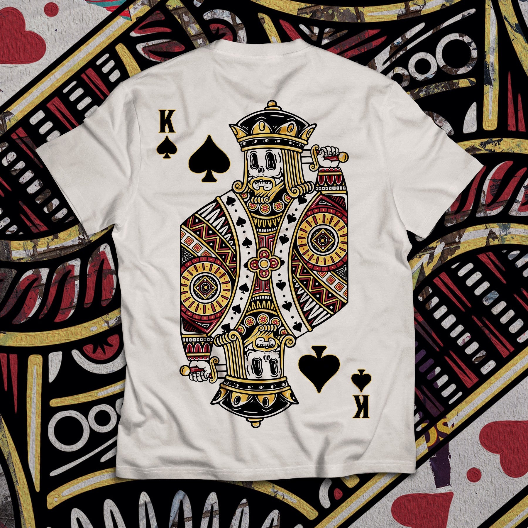 King of Spades Graphic T-Shirt - Created by Good Pals