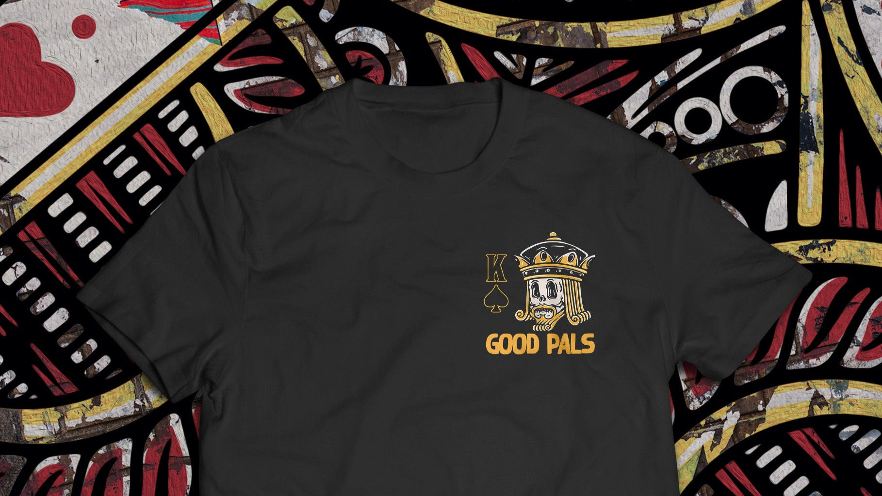 King of Spades Graphic T-Shirt - Created by Good Pals