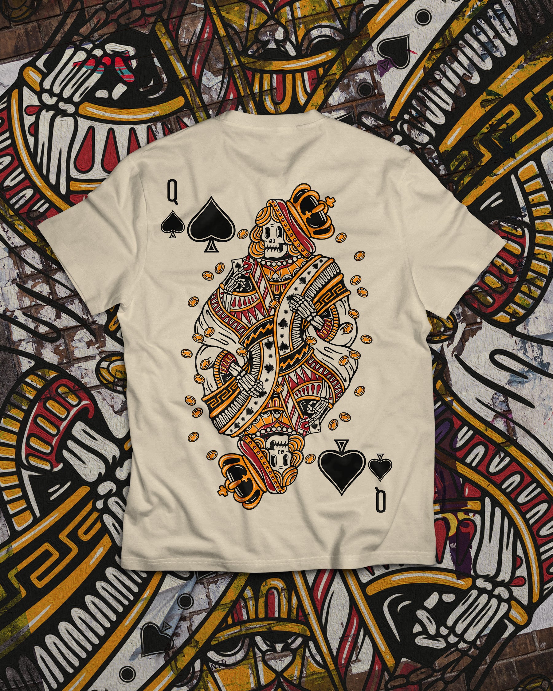 Queen of Spades T-Shirt by Good Pals - Premium Cotton Tee