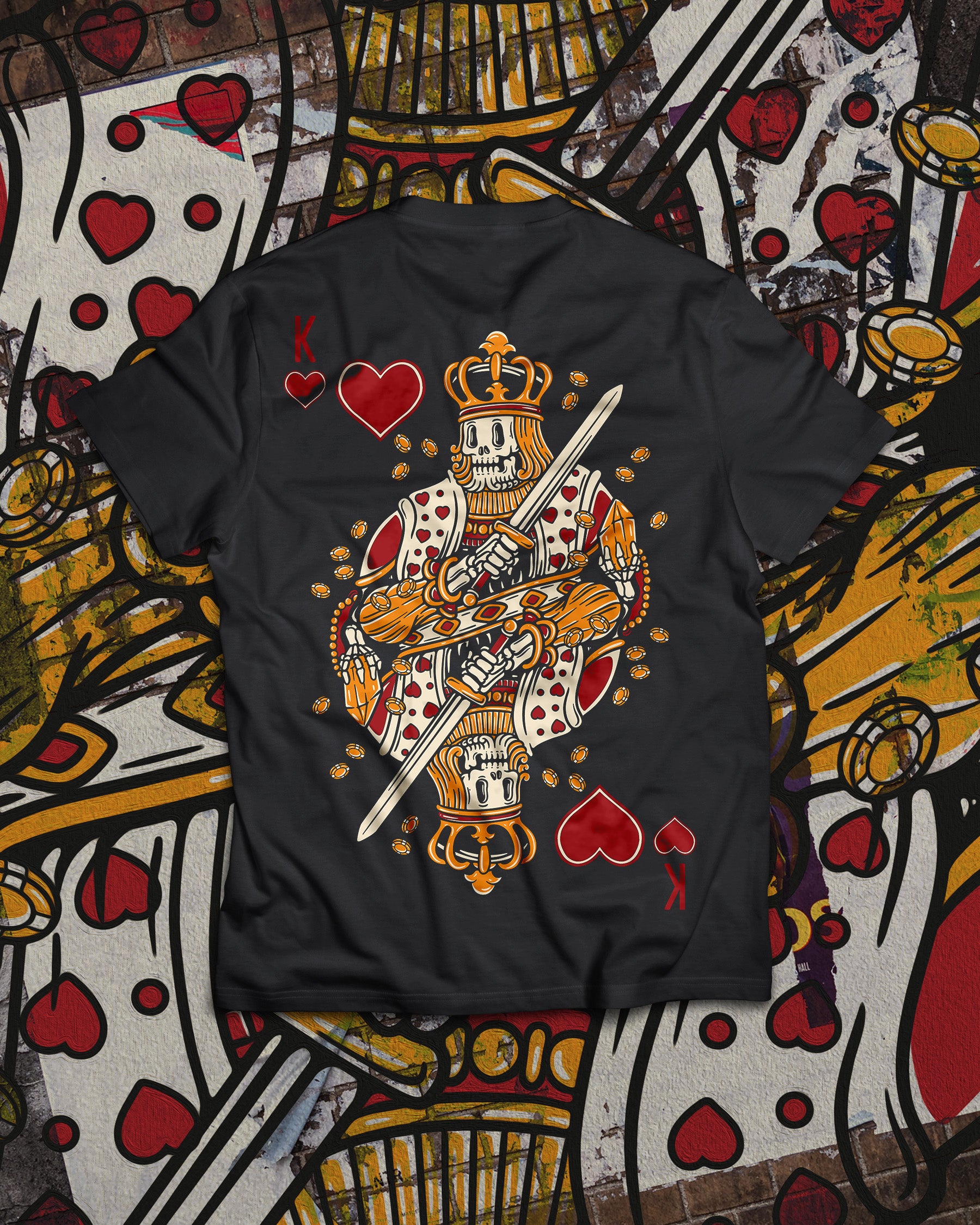 King of Hearts T-Shirt by Good Pals - Premium Cotton Tee