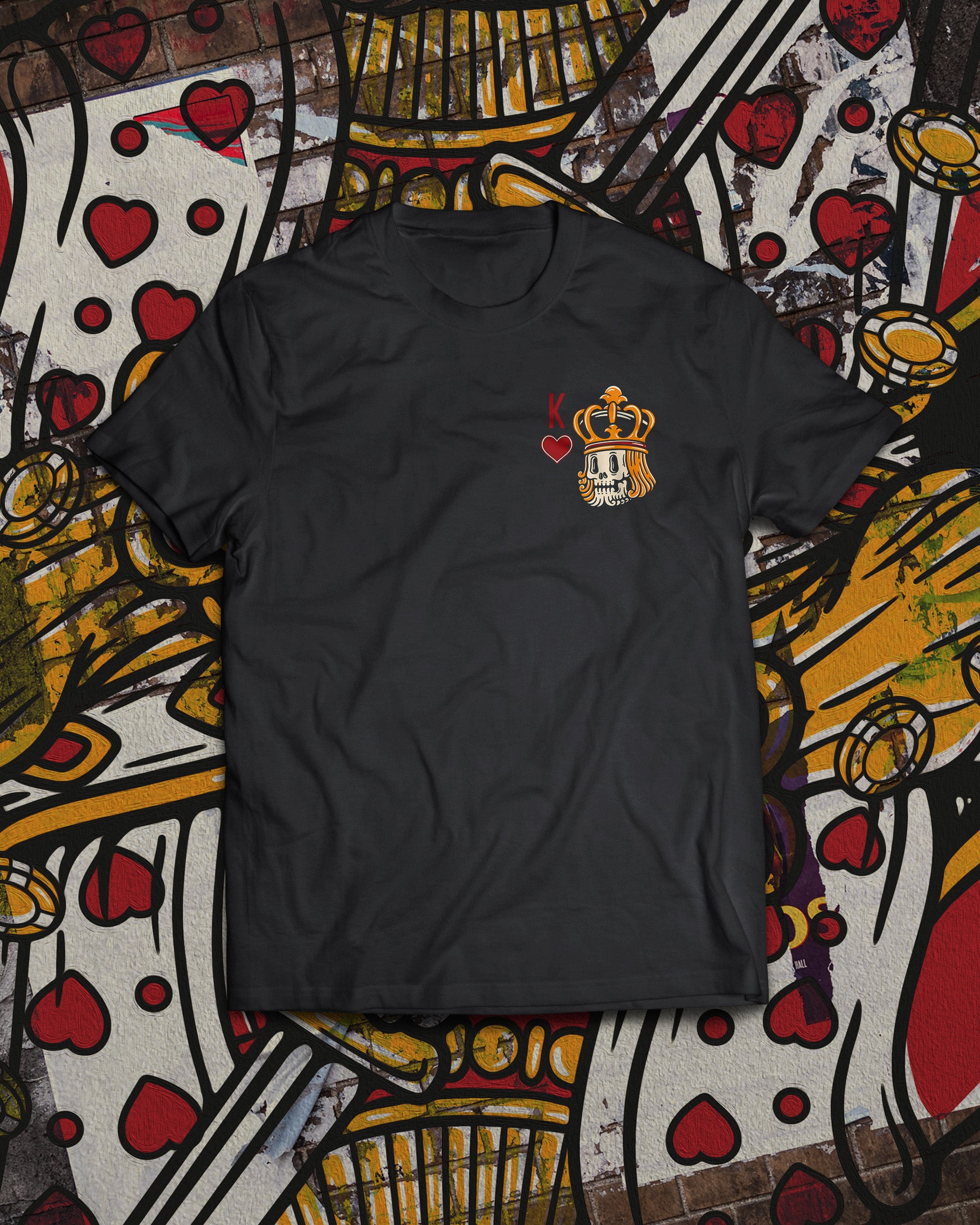 King of Hearts T-Shirt by Good Pals - Premium Cotton Tee