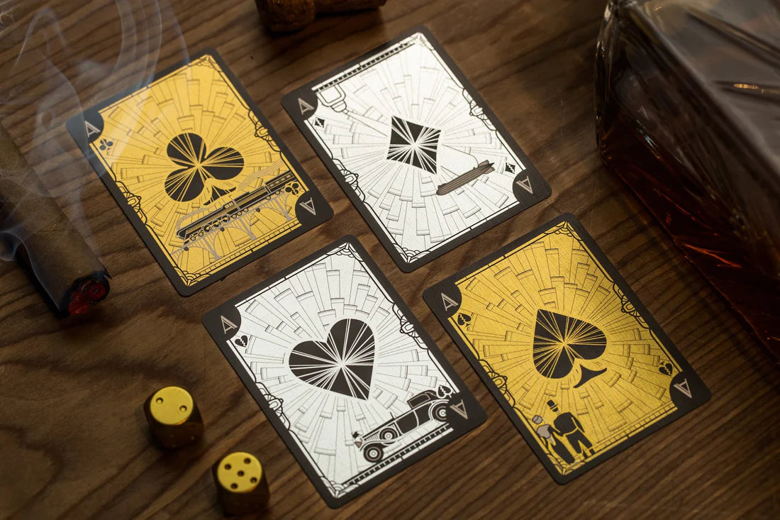 The Grand (Golden Glamour) Playing Cards - Riffle Shuffle