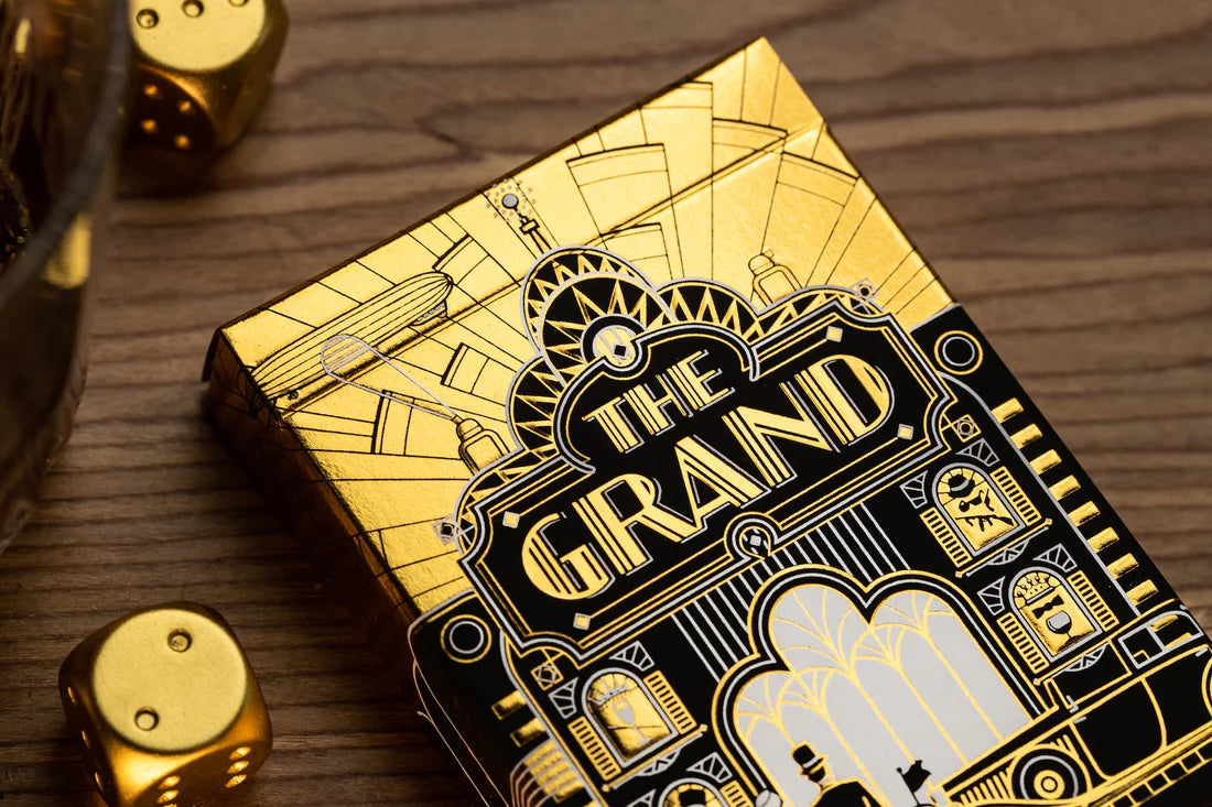 The Grand (Golden Glamour) Playing Cards - Riffle Shuffle