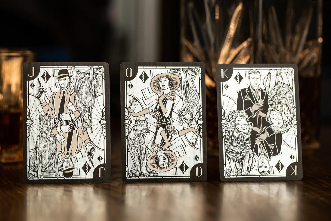 The Grand (Silver Allure) Playing Cards - Riffle Shuffle