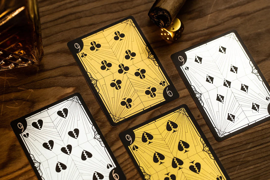 The Grand (Silver Allure) Playing Cards - Riffle Shuffle