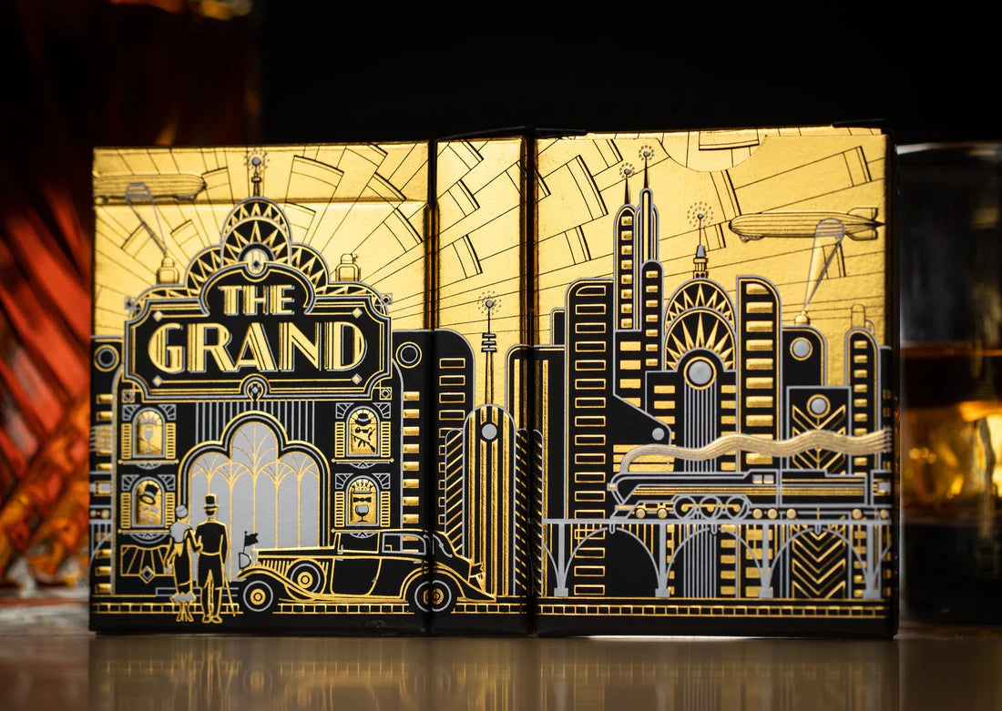 The Grand (Golden Glamour) Playing Cards - Riffle Shuffle